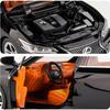 Model Car 1/24 Scale ES300 Alloy Diecast Collectible Toy Car with Light and Sound Toy Vehicle Door Can Be Opened