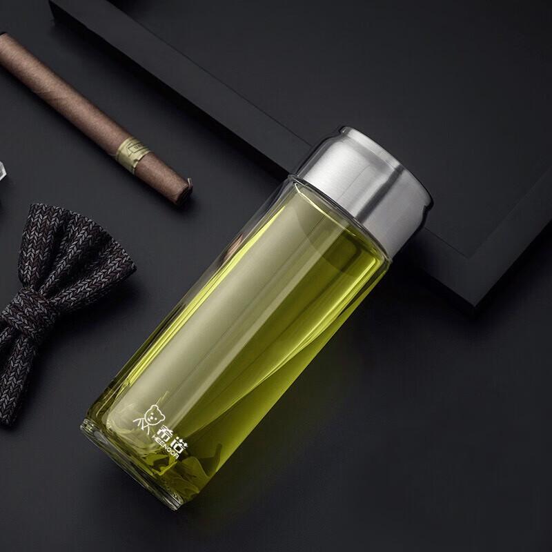 Heenoor Portable Glass Teacup