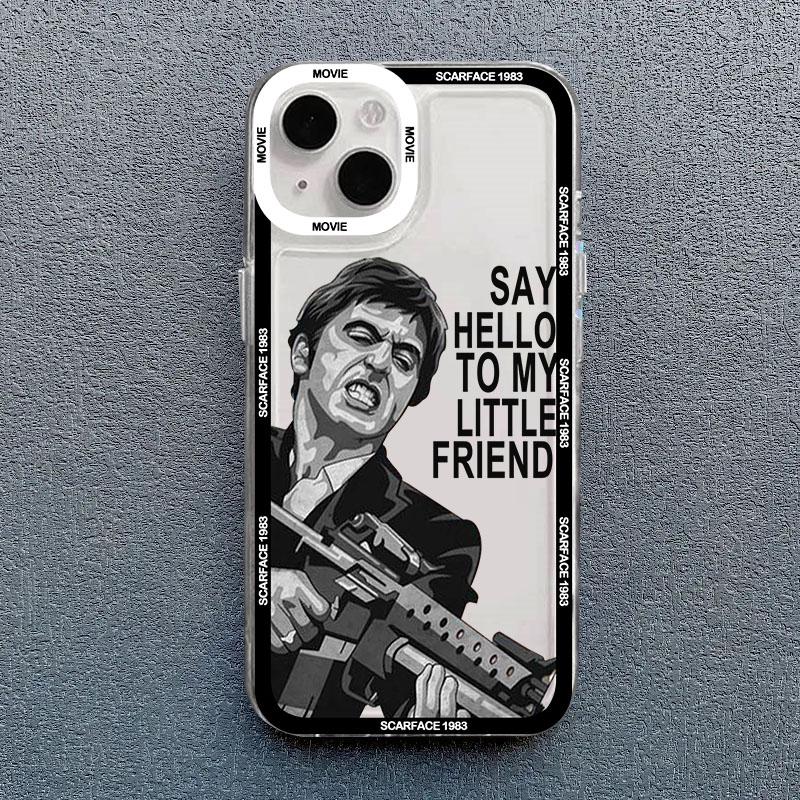 

Classic Film S-Scarface Phone Case For iPhone 17 16 15 11 12 14 13 Pro Max Mini X XS XR 7 Plus 16E Air Shockproof Cover Fundas iPhone 7