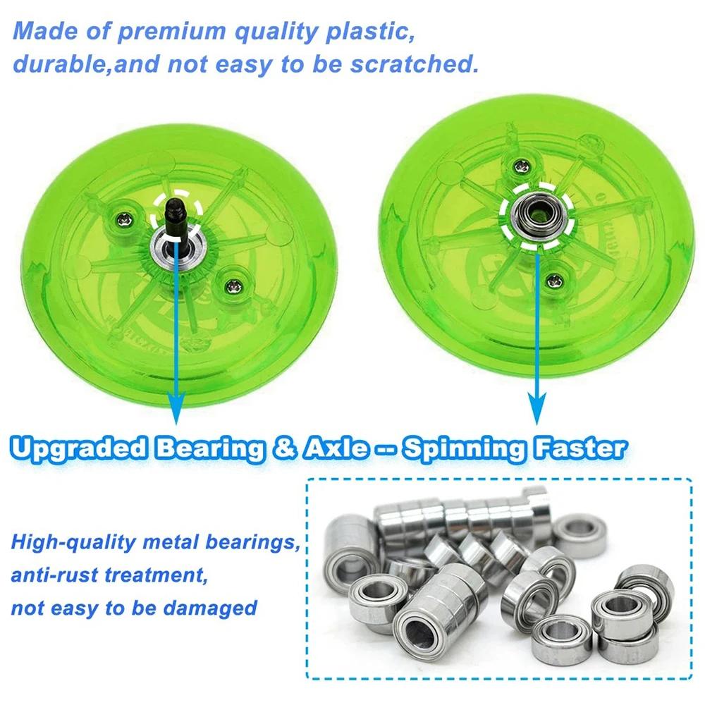 Yoyo reattivo 2A Yo-Yo Ball Giocattoli per principianti Yoyo Giocattoli divertenti per bambini Yoyo magico Yoyo ad alta velocità Giocattoli per giocoleria Yo-yo per ragazze e ragazzi