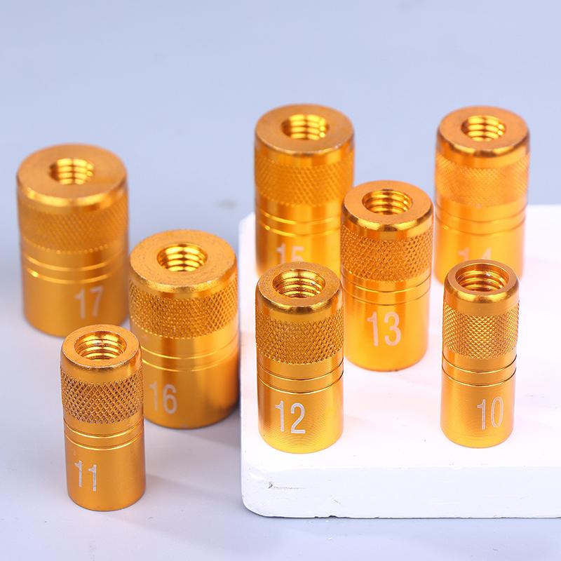2Pcs 10-17Cm Plunge Net Connector Fishing Rod Plunge Net Connector Screw Plunge Net Head Connector Diy Plunge Net Head