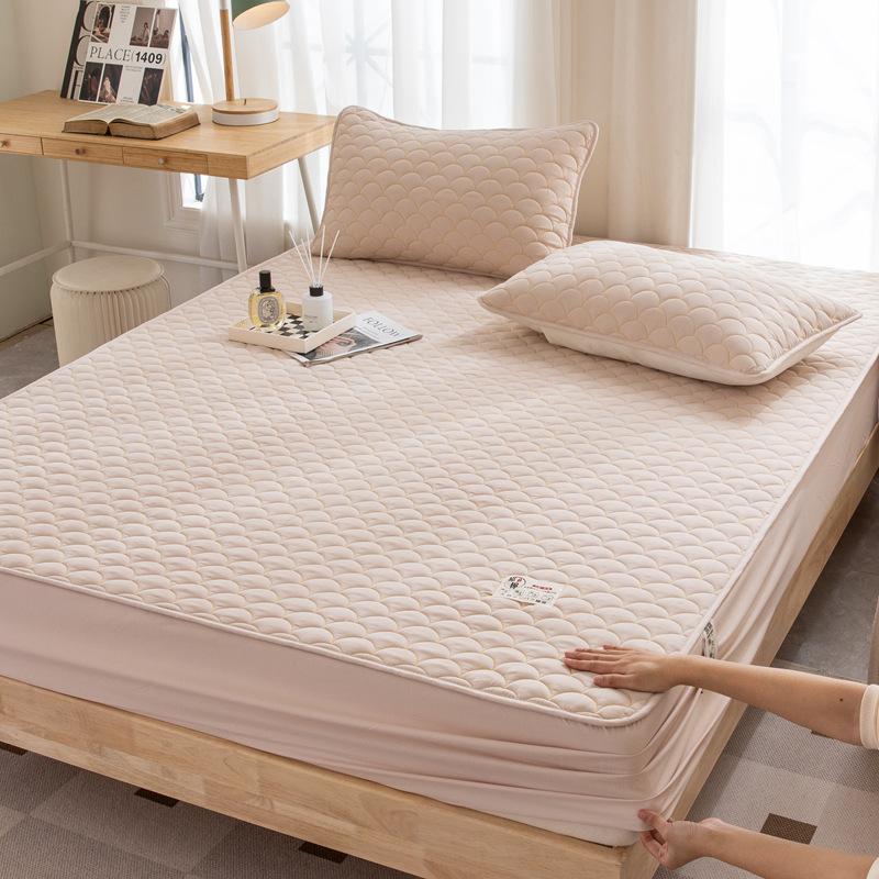 Maternal and Infant Grade Raw Cotton Padded Bed Sheet, Soybean Fiber Embroidered Mattress, and Mattress Cover with Simmons