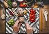 Glass Board Cutting Board 52X40 Patterns