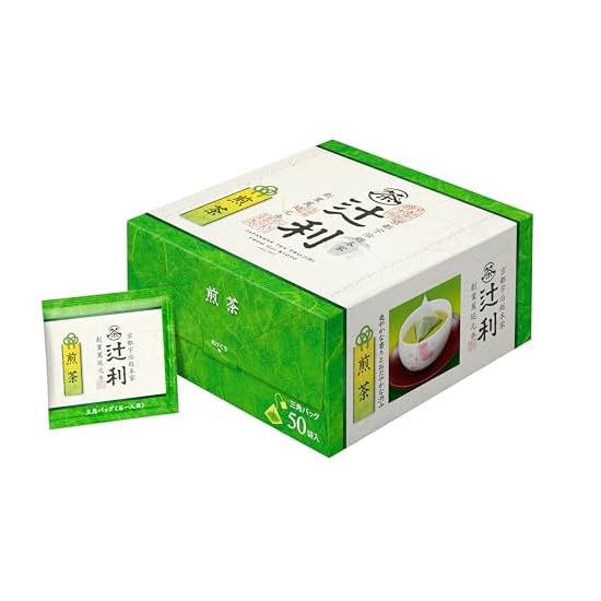 Tsujiri Sencha Triangle Tea Bags 50P 2 Grams (x 50)