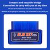 Super Mini Elm327 Bluetooth5.1 V2.1 Obd 2 Car Diagnostic Tool Smart Code Reader Scanner Elm327 Odb2 Scanner Tool For Android