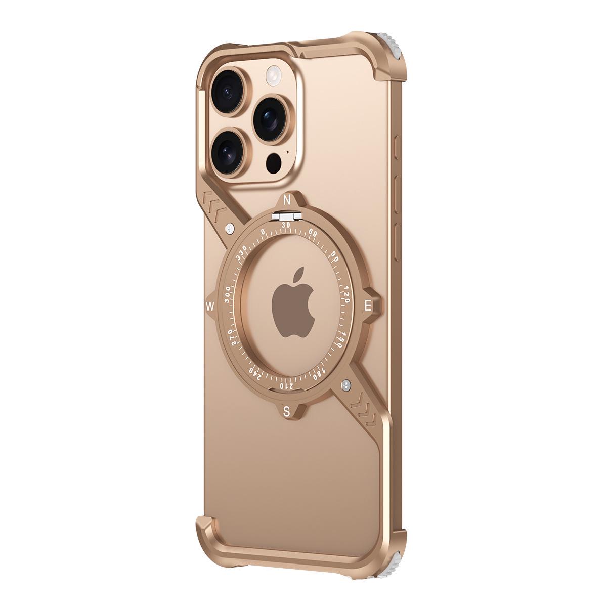 

360° Rotating Metal Anti-Drop Phone Case for iPhone 17 Pro / 16 E / 15 / 14 Pro iPhone 17 Pro