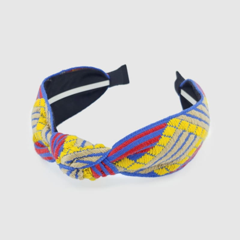 LALA Lattice Knot Hairband - Blue