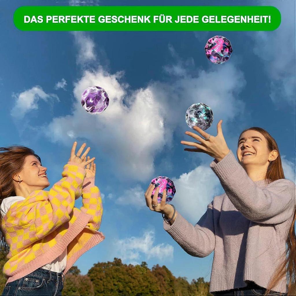 Space Moon Ball, Jumping Ball, Mini Jumping Ball, Super High Bounce Lightweight Jumping Ball, Bouncy Ball, Interactive Toys To Relieve Stress