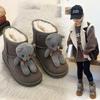 Botas Para Niña Platform Kids Boot 2025 WinterNew Plush Snow Boot Cartoon Boy CottonShoe Cute Girl Shoe Ankle Boot Kid Shoe Bota