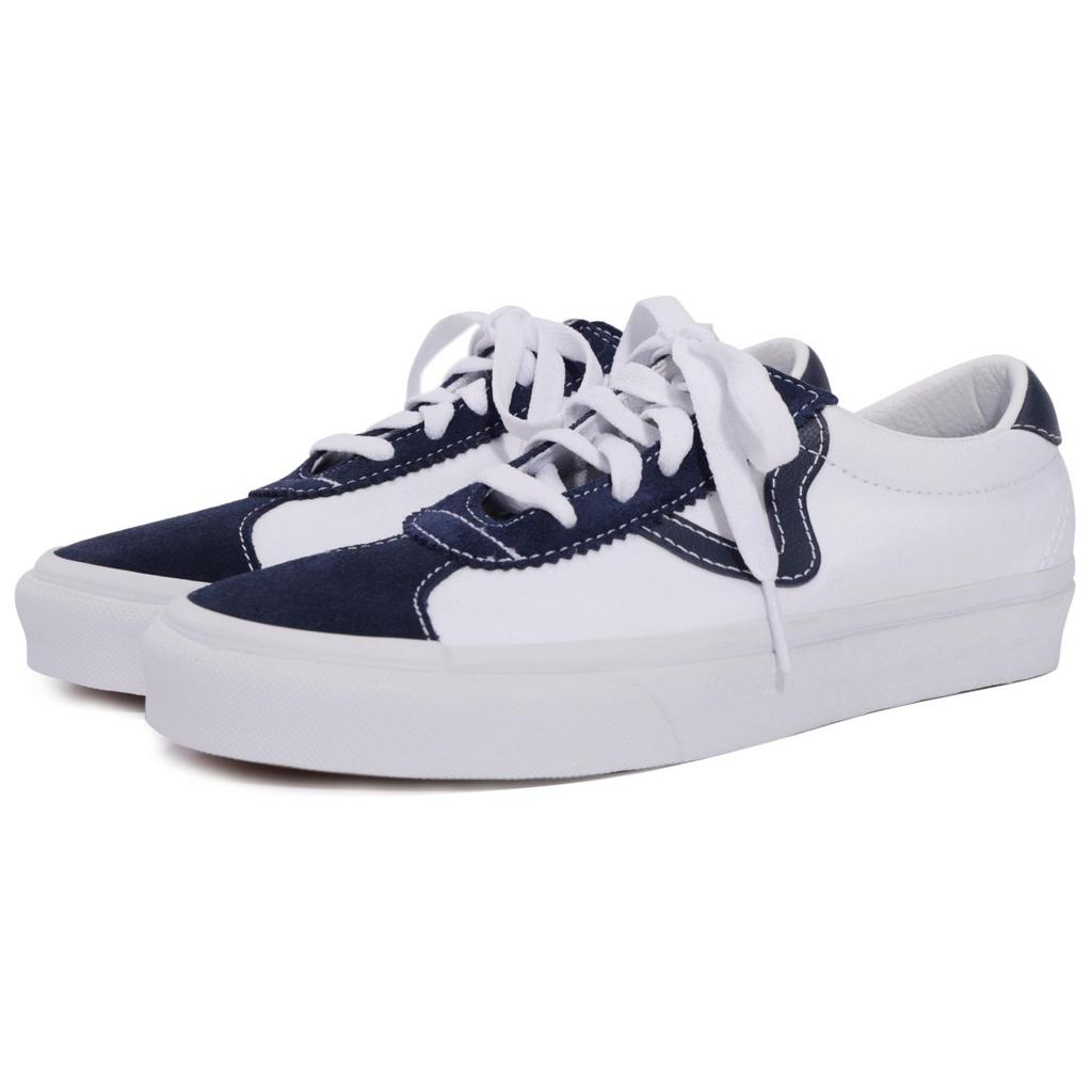 Vans Sports Comfortable Low-Top Skate Shoes Unisex Sneakers White Blue VN0A4BU69YG