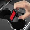 Suitable for Tesla Model 3 Model Y 2021 2022 ABS car water cup groove non-slip limit clip car cup holder stopper ABS accessories