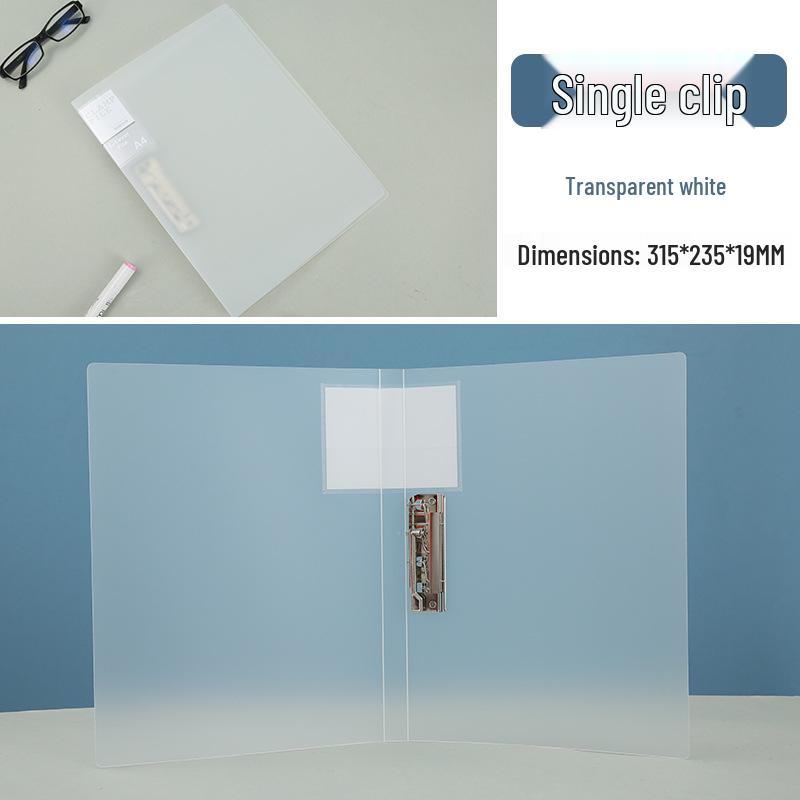 

A4 Thickened Double Clip Document Holder for Office Organization