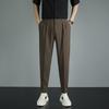 Summer Casual Pants Men's Trousers Drape Leggings Slim-fitting Versatile Tapered Nine-point Pants Harlan Pants Loose Small Feet
