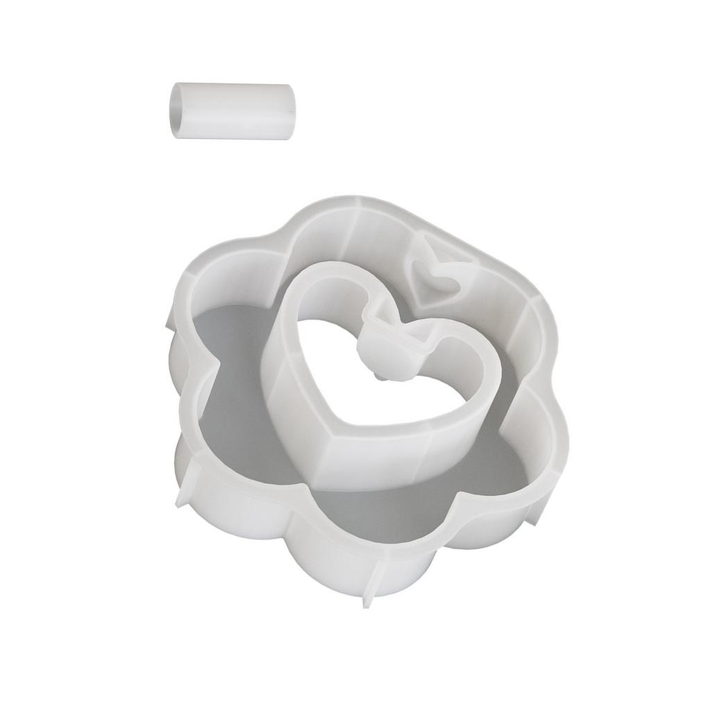 Mucegaiuri Vază Ghiveci Proiectând Afișaje Adorabile de Plante Hidroponice cu Inimă Mucegaiuri Ghiveci Silicon Textură Silicon