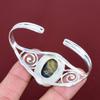 Schalenblende gemstone bangle decent jewelry 925 sterling silver bangle handmade cuff bracelet adjustable bangle birthstone jewelry for gift