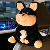 Tissue Storage Box For Car Cartoon Animal Plush Napkin Dispenser Holder Easy Installation Car Headrest Tissue Organizer For