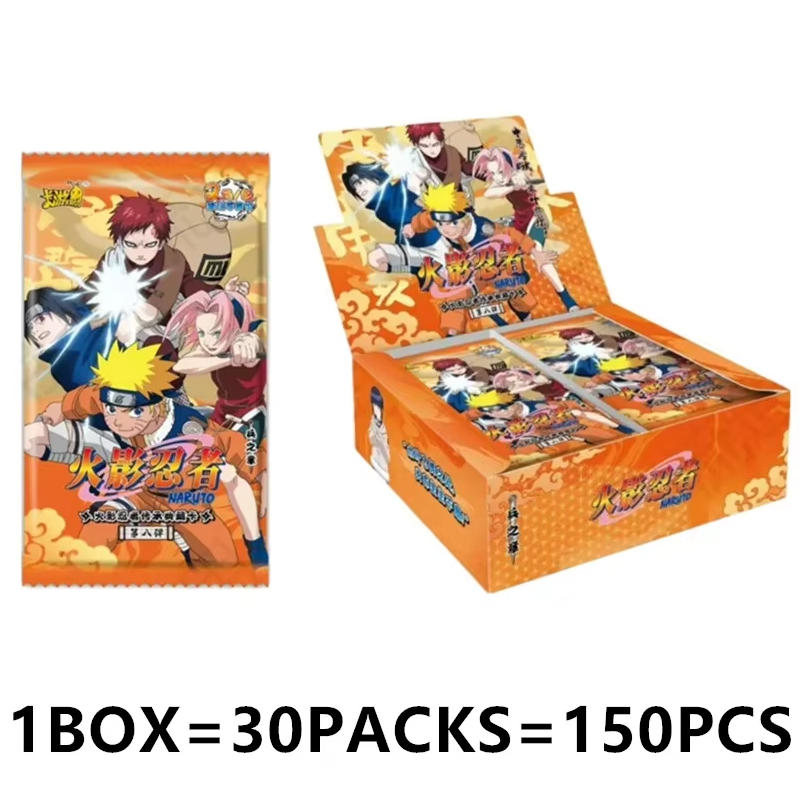 Genuine Naruto Card English Version Chapter of The Formation Uchiha Itachi Gaara Kakashi Anime Collectible Card Toy Gift