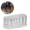 New 26 Holes Makeup Brushes Organizer Transparent Durable Makeup Brushes Holder Acrylic Nail Brushes Organizer For Makeup Vanity