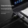 Dual Type-C 120W Fast Charging Cable for Apple 15, Huawei Honor, and Laptops