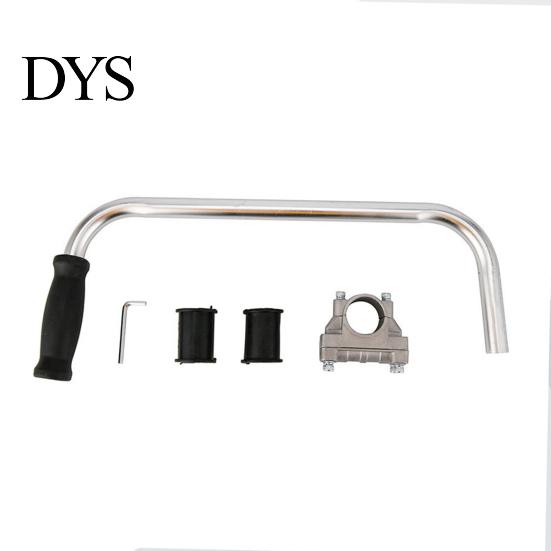 Universal Fitting Trimmer Handle Weeder Auxiliary Lawn Grip Fit Ergonomic Durable Metal Attachment Design Simple Installation Weed Eater Replacement