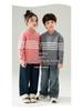Kids' Wool Zip Cardigan: High-Collar Knit Sweater for Boys & Girls - Korean Casual Cashmere Trend.