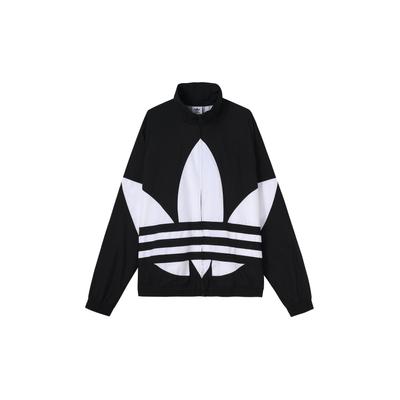 Αυθεντικά Big Trefoil Track Top Night Marine Full Zip Retro Sports Jacket Ανδρικές μπλούζες Μαύρο FM9892