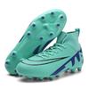 Large size 45 46 47 48 football shoes high top spikes grass sports training shoes