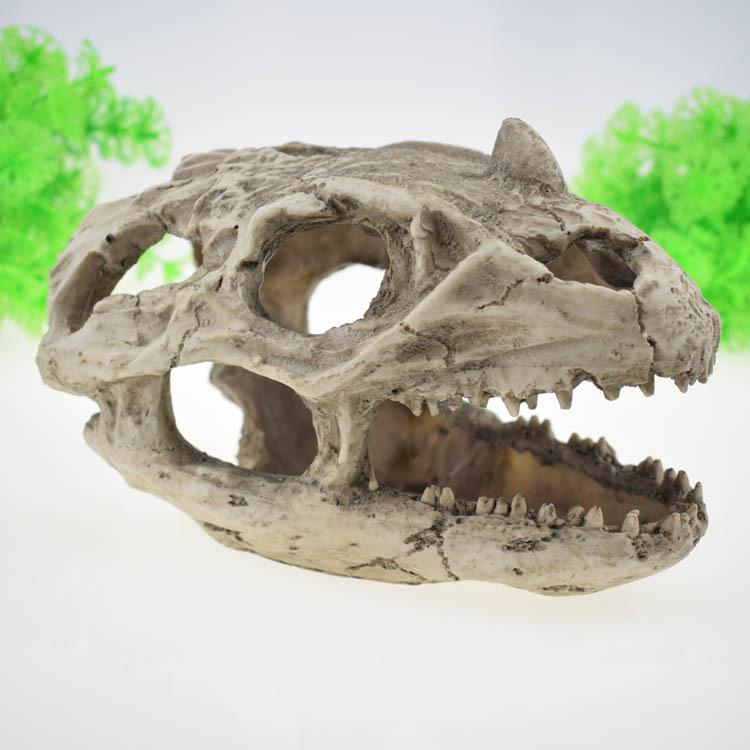 Dinosaur Skull Aquarium Ornament for Fish Tank Landscaping/Decoration