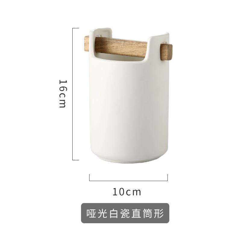 

Ceramic Chopsticks Holder Mildew Proof Drain Rack Cutlery Cage Kitchen Shelf Storage Rack Cutlery Storage Bottle Storage Tank