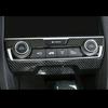 For Honda Civic 2016-2021 Carbon Fiber Center Console AC Switch Panel Cover Trim