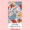 10-50Pcs Thank You Sticker This Package Is Happy To See You Too Flower Stickers Seal Label For Small Business Package Decor