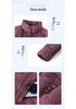 Stylish Winter Down Jacket for Older Women - Thick Warm Chinese Style Tang Suit