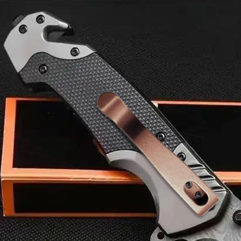 Lightweight Stainless Steel Pocket Clip Tool Retentions System Secures Belt Clamp Attachment Rustproof Accessories