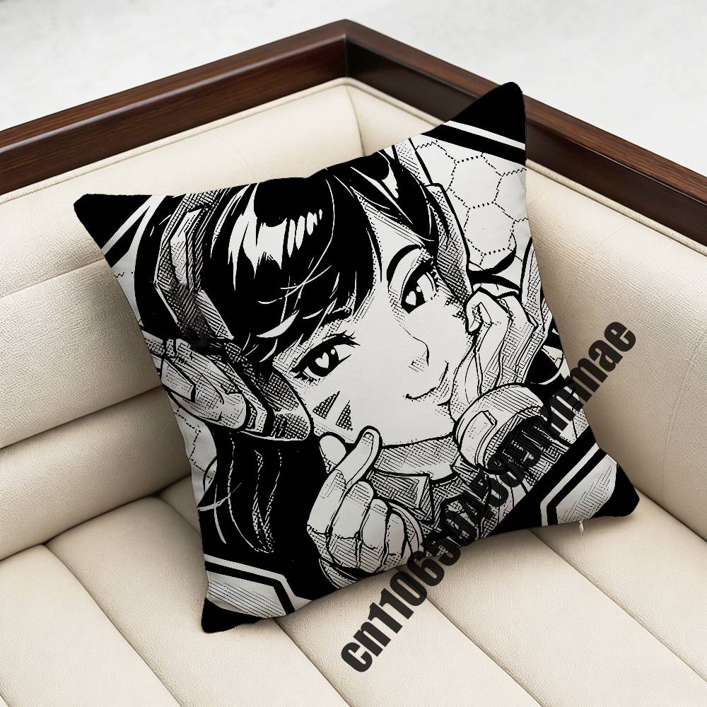 For Juno Ow DVA OOverwatch Throw Pillow Case Sham xcm xcm Square Home Pillowcase Cushion Cover