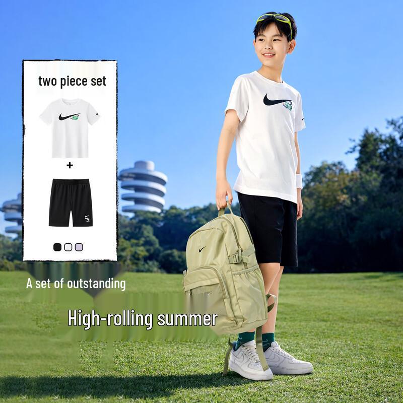 NIKE3BRAND Kids Summer T-Shirt & Shorts Set M