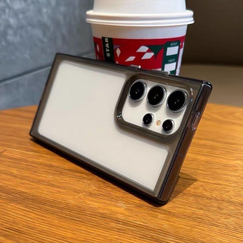 

Подходит для чехла для мобильного телефона Samsung S25 Ultra Прозрачный Простой S24S23S22 Полный пакет Противоударный Акриловый Космический чехол Samsung Galaxy S22 Ultra