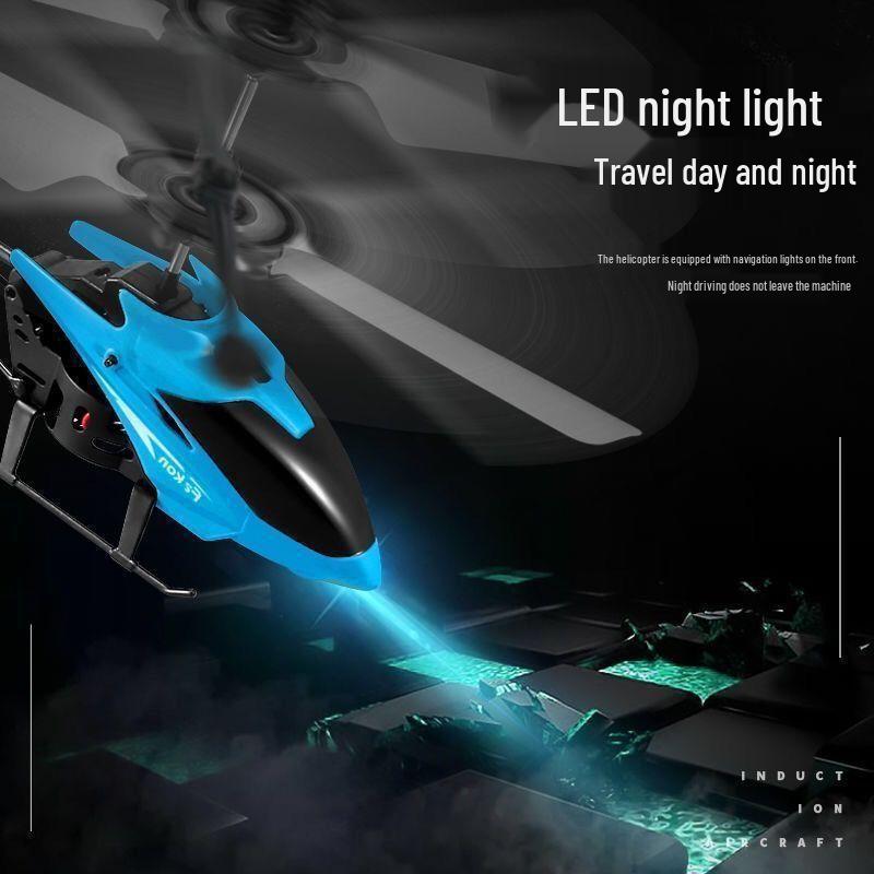 Dual Mode Kids' Remote Control Hovering Helicopter - Drop-Resistant Indoor Flying Toy