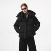 Tanbor Women's Short Detachable Hood Down Jacket