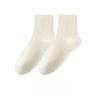 Women's Summer Thin Sweat-absorbing and Odor-proof Mid-calf Socks, Simple Solid Color Mesh Breathable Boneless Socks