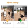 Clear Plastic Cable Clips Organizer,Multi-Size Cord Holders,Reusable Wire Management for Desk,Office-Easy Clean,Keep Cables Neat