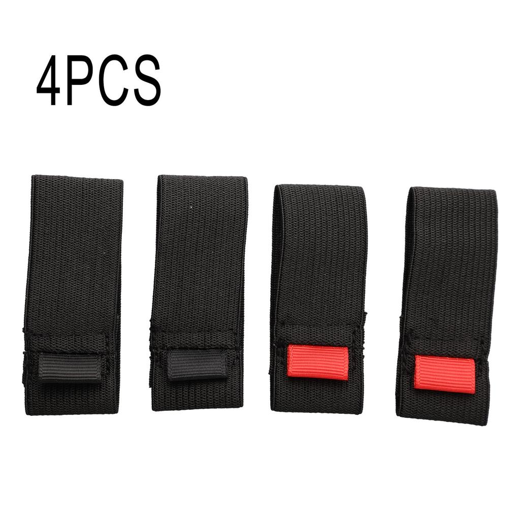 Versatile Elastic Fishing Spool Belt Reel Protection Belt Band 4pcs Pack
