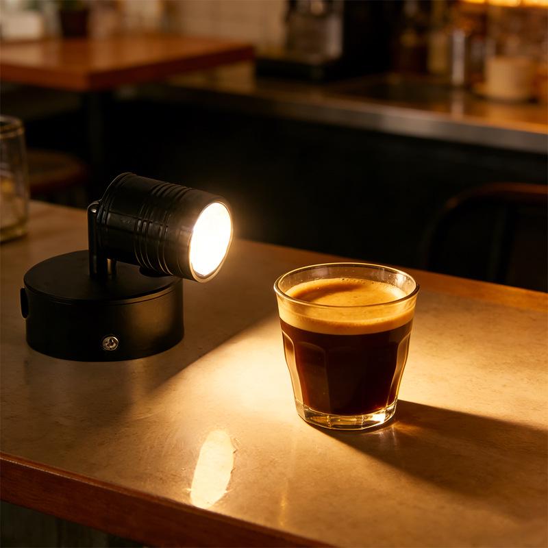 Remote-Controlled Long-Life Charging Spotlights for Jewelry Display Cases