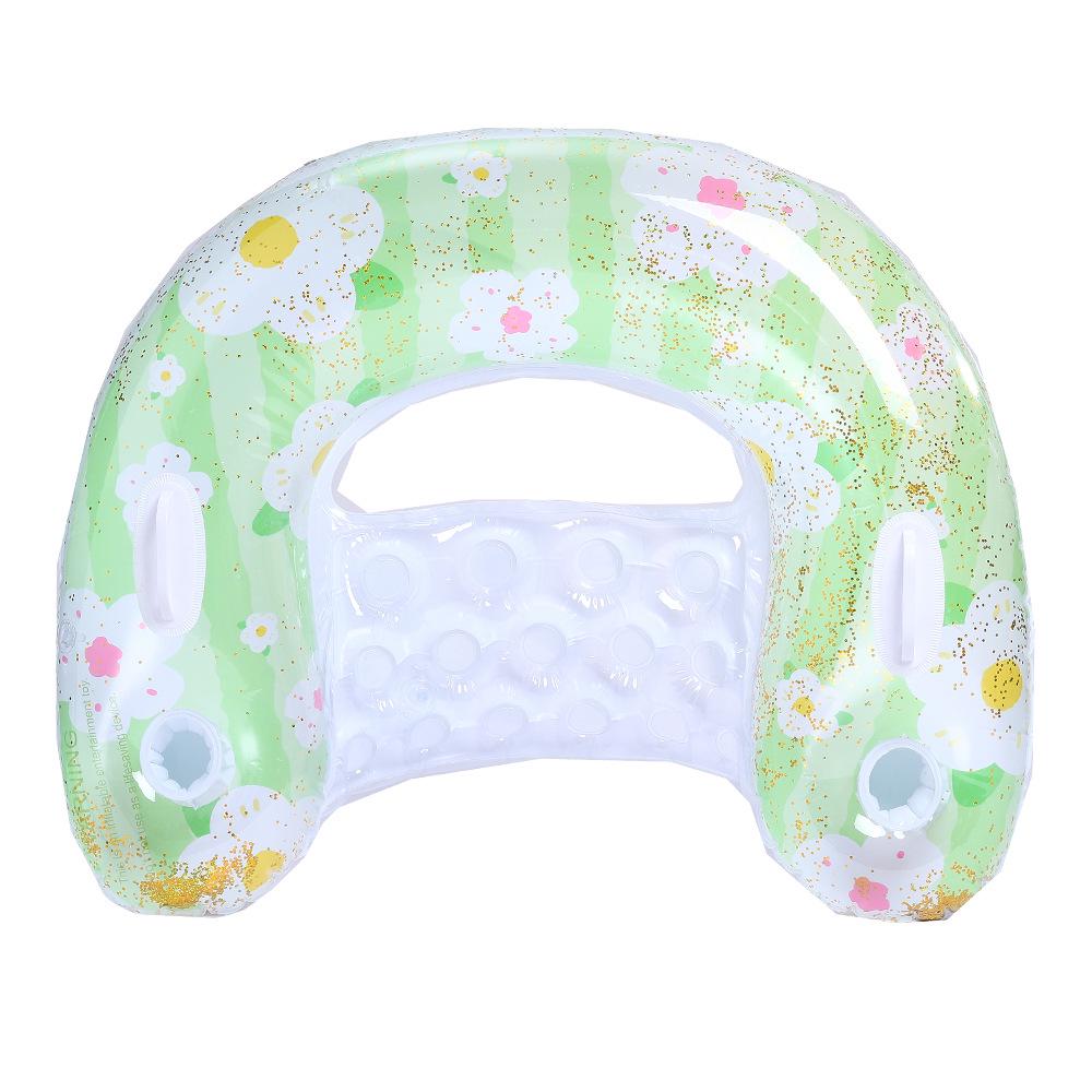 New Style Daisy Stripe Inflatable Pool Float Lounger