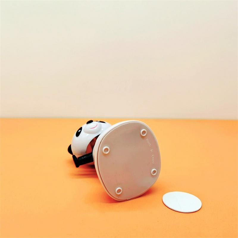Car Dancing Doll Cartoon Swinging Panda Doll Ornament With Solar Panels Bobblehead Decorative Auto Interior Decoration