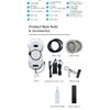 Double-sided Glass Cleaning Robot Vacuum Cleaner Water Spray Window Cleaning Robot High Suction Smart Electric Window Cleaner