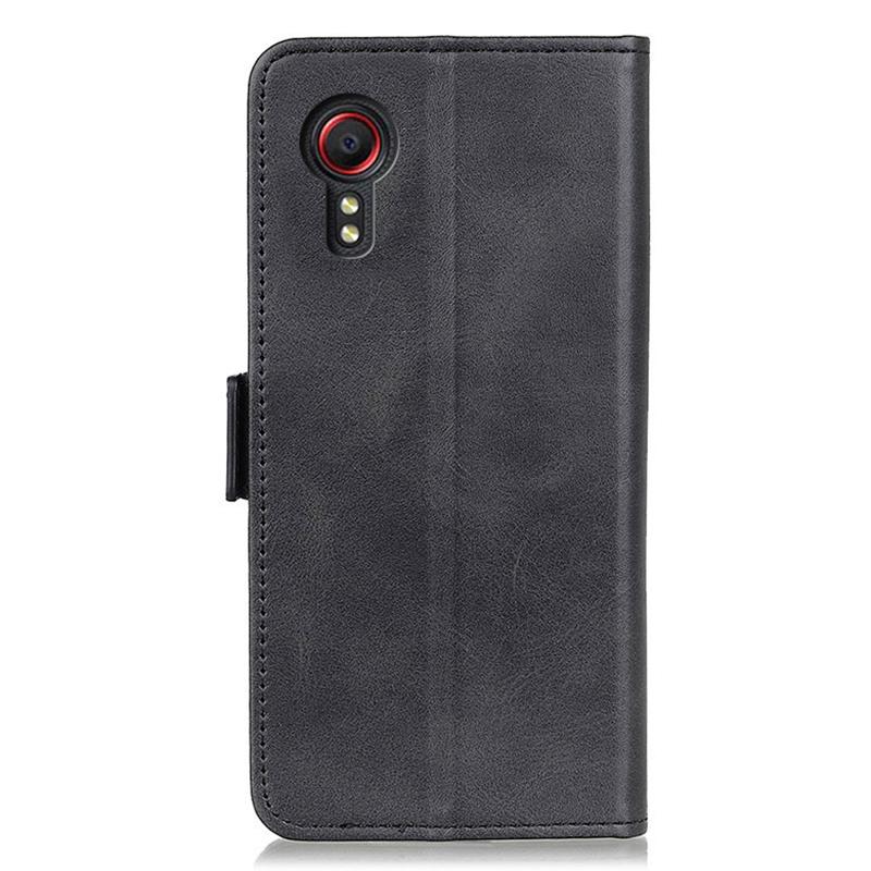 For Samsung Galaxy Xcover7 Leather Folio Wallet Case Stand Protective Flip Phone Cover