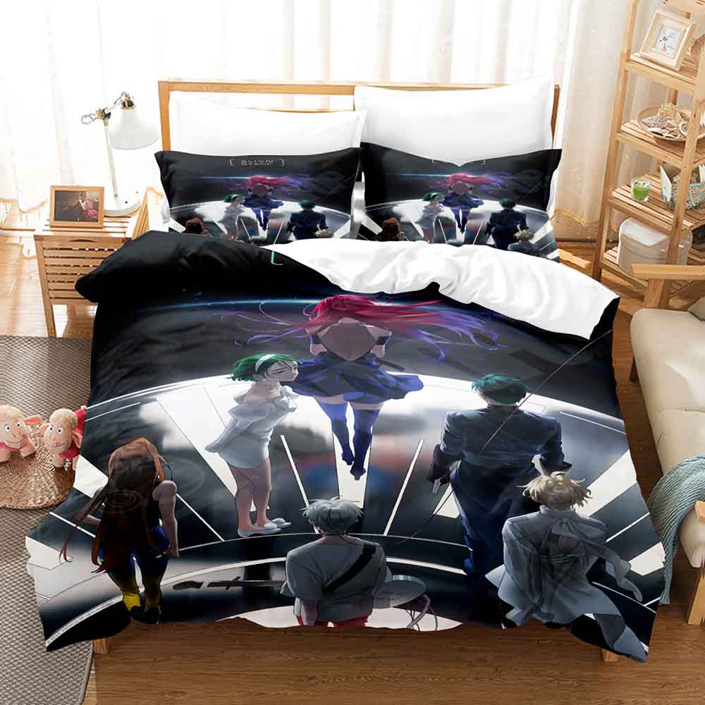 Alien Stage Art Bedding Duvet Cover + 2 Pillowcases Quilt Cover Twin Full Queen King Size Household Bedroom Interior Decoration