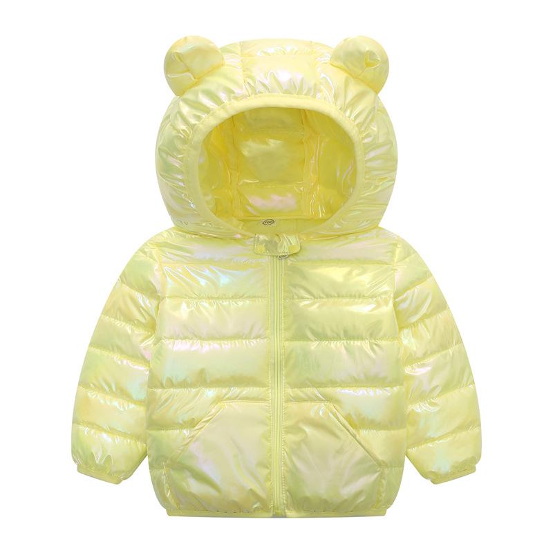 2025 Autumn/Winter Cartoon Children's Down Jacket - Lightweight Short Cotton Coat for Boys and Girls