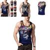 Premium Quality Summer Men's Tank Tops Vest Featuring Vibrant 3d Printed Graphics