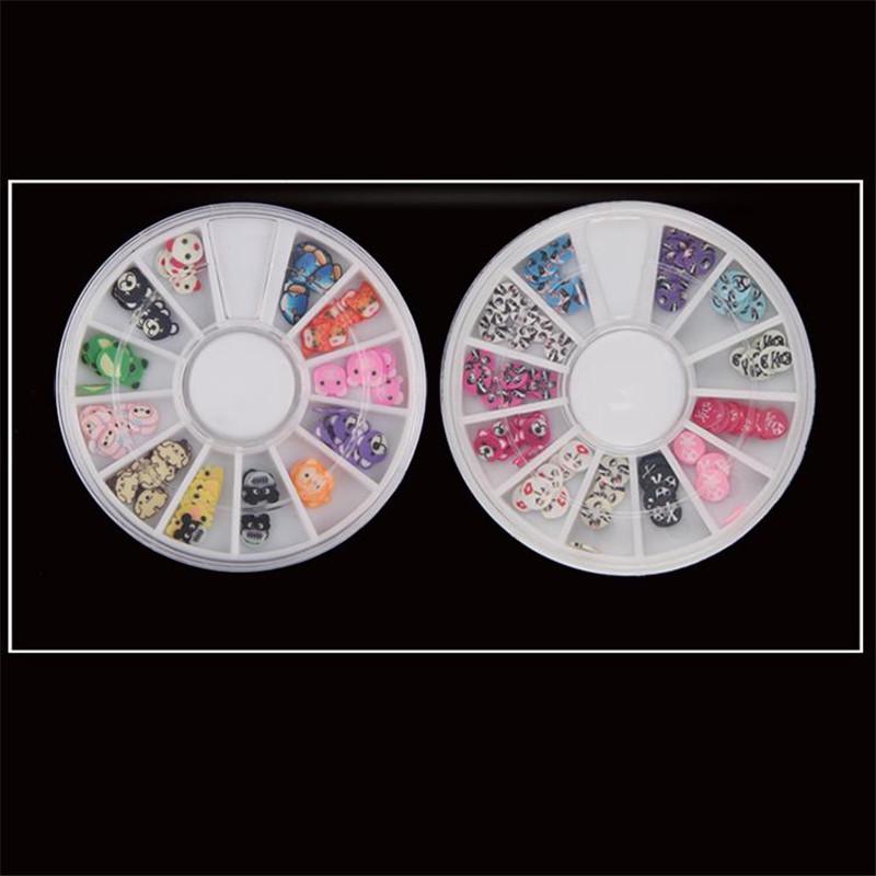 Mtssii 14 Patterns Optional Shinning Rhinestone Sharp Flat Back Stud 3D Manicure Nail Art Decoration